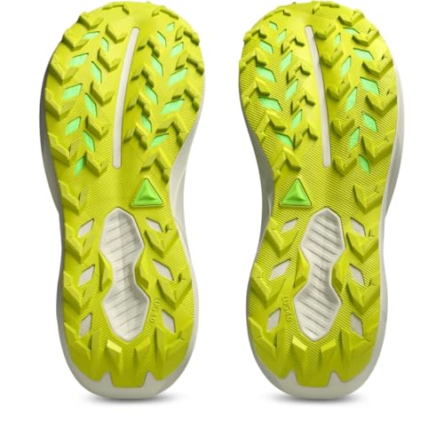 ASICS Men's Trabuco 14 Trail Running Shoes, 11.5, Aurora Green/Light DUST