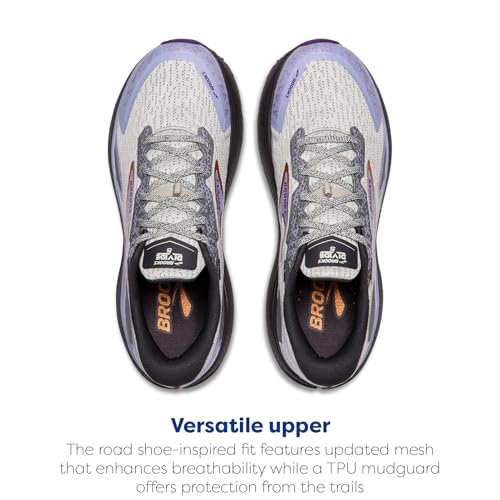 Brooks Women’s Divide 5 Trail Running Shoe - Mercury/Ebony/Sweet Lavender - 6 Medium