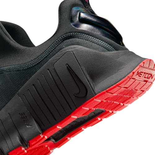 Nike Men's Free Metcon 6, Dark Smoke Grey/Black/Bright Crimson 10.5 Medium