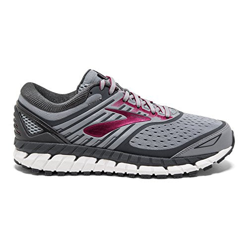 Brooks Womens Ariel '18 - Grey/Grey/Pink - 9.0 - B Medium