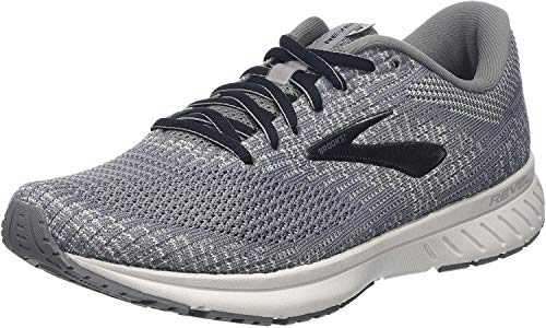 Brooks Mens Revel 3 Running Shoe - Quiet Shade/Opal Grey/Black - D - 8.0