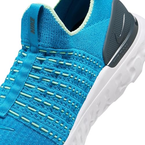 Nike React Phantom Run Flyknit 2 Men's Road Running Shoes (CJ0277-402, Blue Orbit/Vapor Green/Deep Ocean/Blue Orbit) Size 8