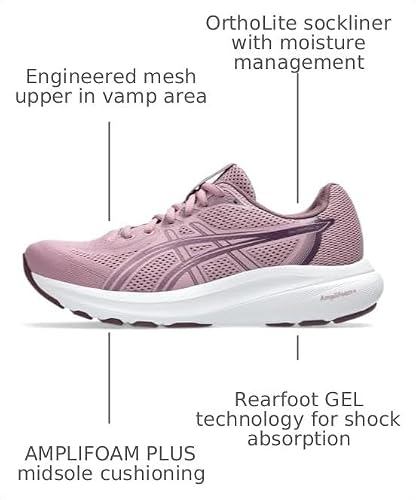 ASICS Women's Gel-Contend 10 Running Shoes, 9, Taro Purple/Dusty Mauve