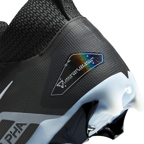 Nike Alpha Menace Elite 3 Mens Football Cleat (Black/White/Iron Grey, us_Footwear_Size_System, Adult, Men, Numeric, Medium, Numeric_13_Point_5)