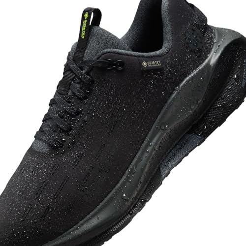Nike InfinityRN 4 Gore-TEX Women's Waterproof Road Running Shoes (HQ0264-001, Black/Volt/Dark Grey/Anthracite) Size 6.5
