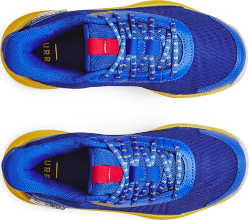 Under Armour Big Kids Grade School Curry 3Z7 Basketball Shoes 3026623 (Blue/White/White, US Footwear Size System, Big Kid, Numeric, Medium, 6)