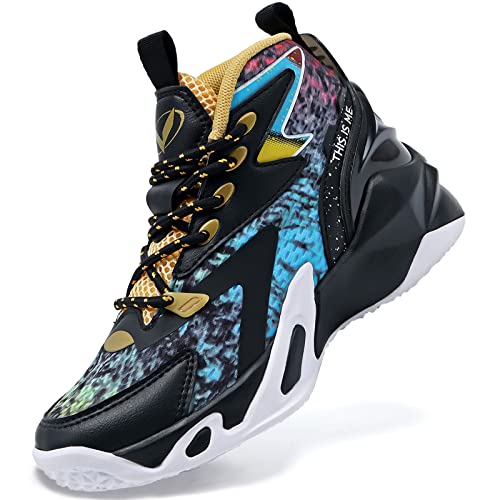 VITUOFLY Kids Basketball Shoes Boys Sneakers Girls Mid-top Sports Shoes