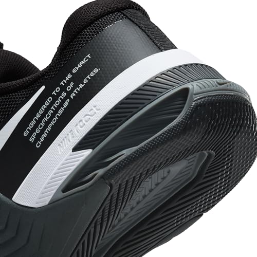 Nike Men's Metcon 8 Training Shoes, Black White Dk Smoke Grey Smoke Grey, 11 US