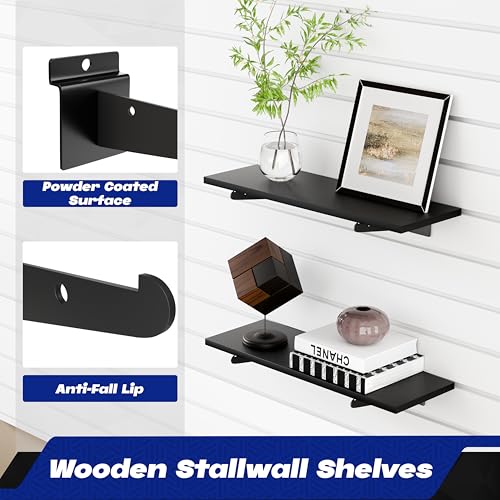janasse 35PCS Slatwall Accessories for Garage Organization Workshop Storage