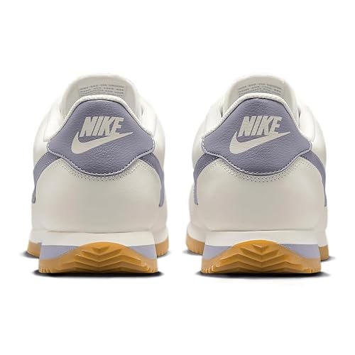 Nike Cortez Leather Men's Shoes (DM4044-111, Sail/Gum Yellow/Cement Grey) Size 9