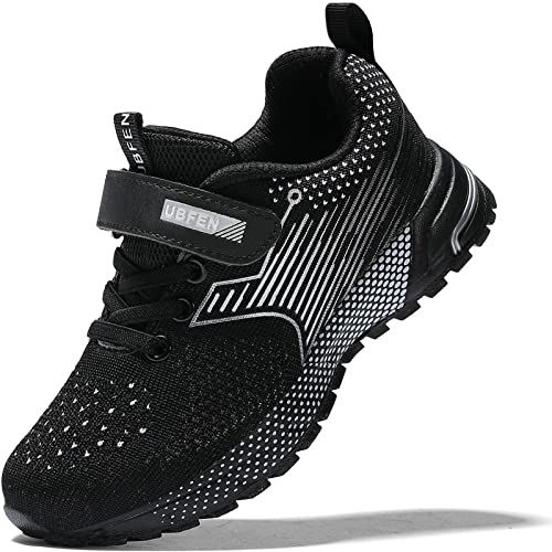 UBFEN Kids Sneakers Boys Girls Lightweight Breathable Athletic Tennis Shoes