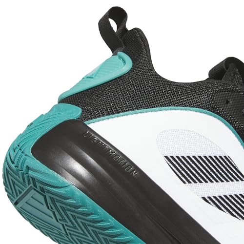 Adidas Men's Own The Game 3.0 Basketball, White/Black/Pure Teal, 9