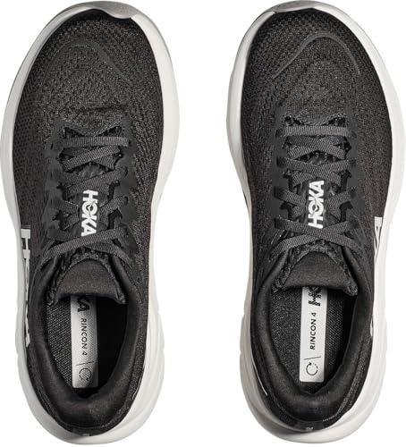 Hoka Women's Rincon 4 Black/White 7.5 Medium