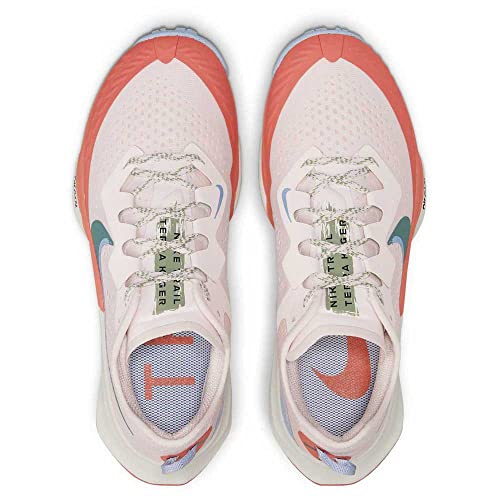 Nike Women's Air Zoom Terra Kiger 7 Trail Running Shoe (10, Light Soft Pink/Bicoastal, Numeric_10)
