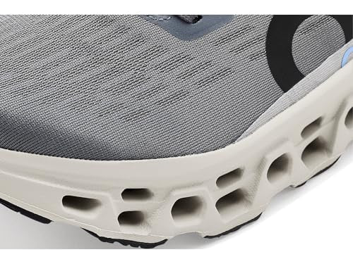 On Men's Cloudmonster 3 Sneaker, Rock/Silver, 12