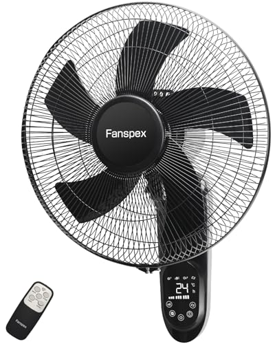 Fanspex 16" Wall Mounted Fan for Home Garage Workshop Greenhouse
