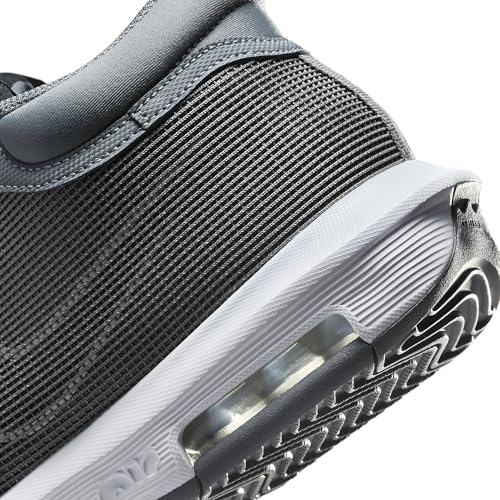 NIKE Lebron Witness 8 Basketball Shoes (FB2239-004, Cool Grey/Black/White) Size 10