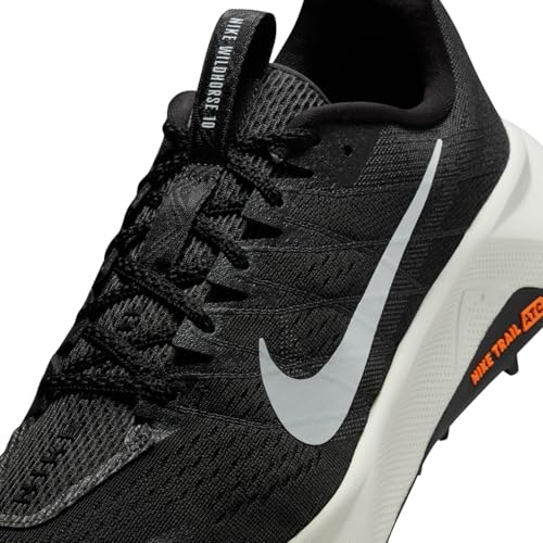 Nike Wildhorse 10 Men's Trail Running Shoes (FV2338-001, Black/Anthracite/Platinum Tint/Wolf Grey) Size 13