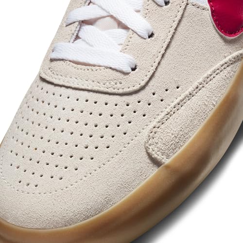 Nike Men Sb Heritage Vulc Summit Skateboarding Shoe, White/Red, 9 UK
