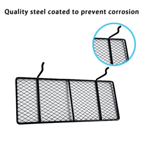8-Pack Pegboard Baskets & Trays, Container Holders, Pegboard Racks, Wire Shelf, Wall Organizer, Attachments for Organizing Various Tools, Workbench Accessories, Garage Storage (Black)