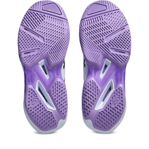 ASICS Women's Solution Speed FF 4 Night Energy Tennis Shoes, Blue Fade/Gunmetal, 9