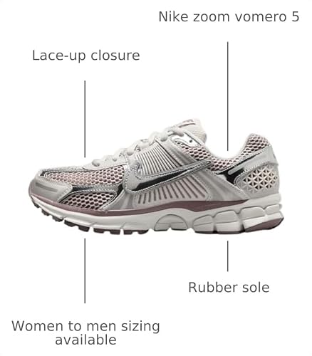 W NIKE ZOOM VOMERO 5 "VAST GREY/METALLIC SILVER"