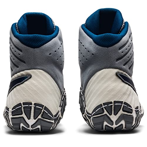 ASICS Men's Aggressor 4 Wrestling Shoes, 7, White/MAKO Blue