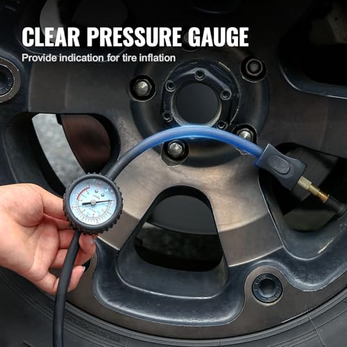 VEVOR 10.6 CFM Heavy Duty Air Compressor, 30s Fast Inflation | Dual-Cylinder Portable Tire Inflator, 12V 150PSI Offroad Air Pump with Adapters for Trucks Car SUV 4 x 4 Vehicle RV