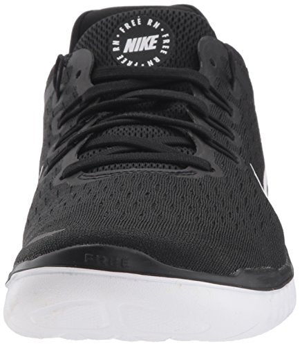 Nike Women's Free RN 2018 Black/White Running Shoe 6 Women US