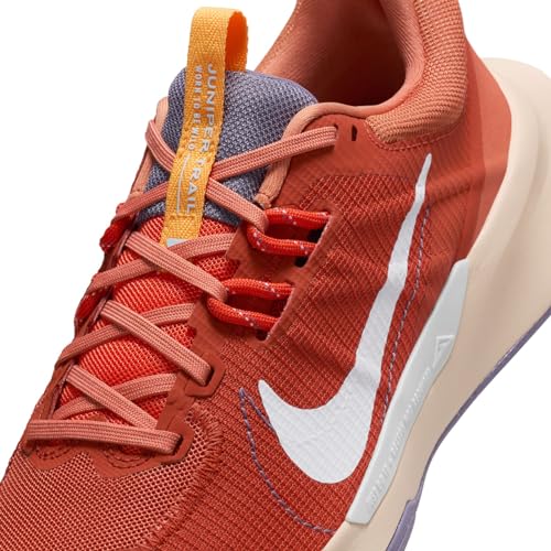 Nike Juniper Trail 2 Next Nature Women's Trail Running Shoes (DM0821-803, Burnt Sunrise/Amber Brown/Cosmic Clay/White) Size 7