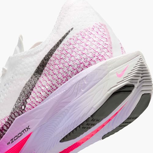Nike Vaporfly 3 Women's Road Racing Shoes (DV4130-104, White/Vivid Purple/Purple) Size 10