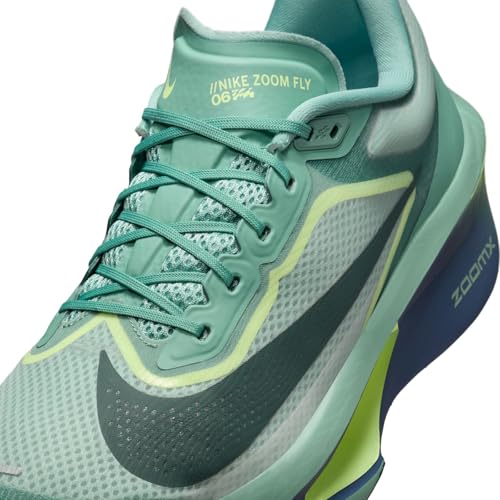 Nike Zoom Fly 6 Men's Road Racing Shoes (Cannon/Light Silver/Cobalt Bliss/Seaweed) Size 9