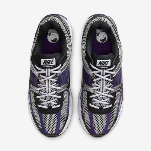Nike Zoom Vomero 5 Men's Shoes (Metallic Silver/Court Purple/White/Black) Size 10