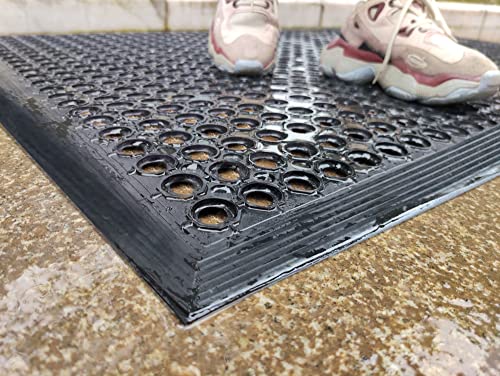 Uniboho Rubber Floor Mats Anti Slip 60"x35" for Outside Entrance