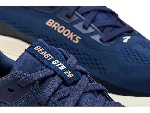 Brooks Men’s Beast GTS 26 Supportive Running & Walking Shoe - Peacoat/Indigo/Portabella - 12 Wide