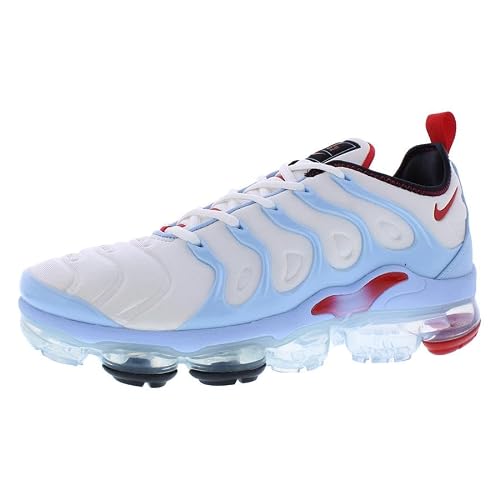 Nike Air Vapormax Plus Mens Shoes Size 9.5, Color: White/University Red/Black