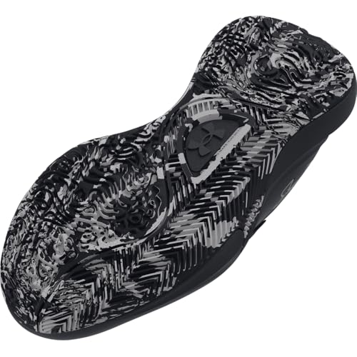 Under Armour Unisex Pre School Lockdown 7, (004) Black/Black/Metallic Silver, 2, US