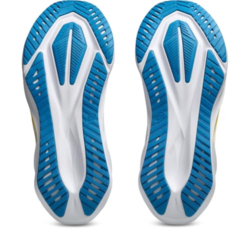 ASICS Men's NOVABLAST 5 Running Shoes, 11, Gravel/White