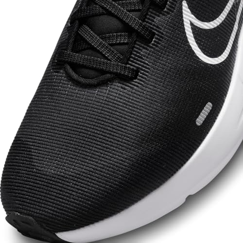 Nike - Downshifter 12, Women's Sneaker, Black White Smoke Grey Pure Platinum, 9.5