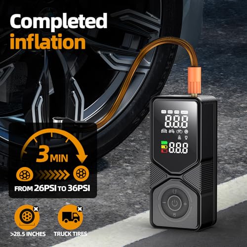 PEVALON Portable Tire Inflator 150 PSI Cordless Air Compressor