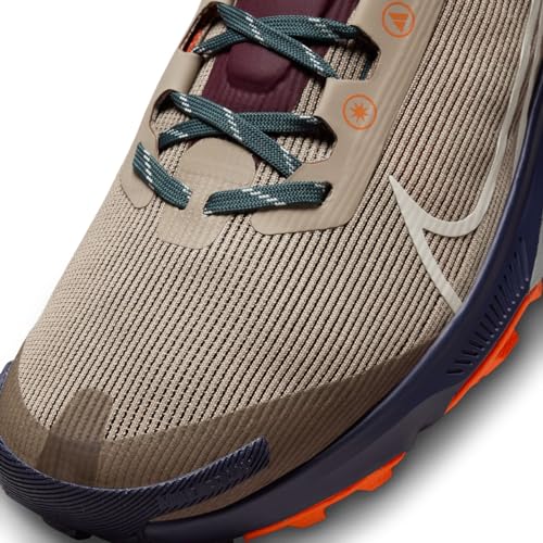 Nike React Terra Kiger 9 Running Shoes Men, Khaki Sea Glass Deep Jungle, 8 US
