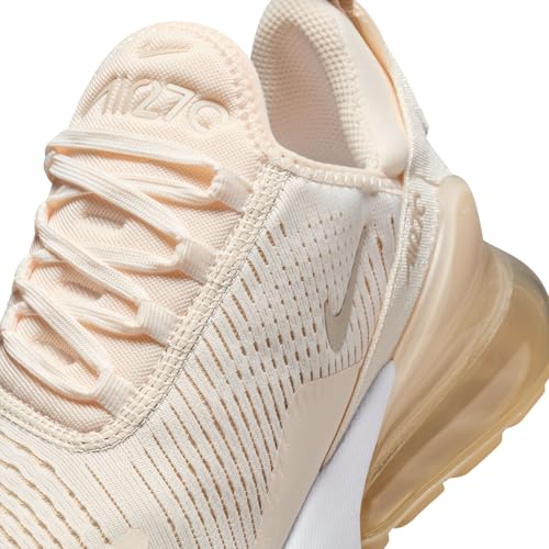 Nike Air Max 270 Women's Shoes (Chalk/Linen/White/Sanddrift) Size 9