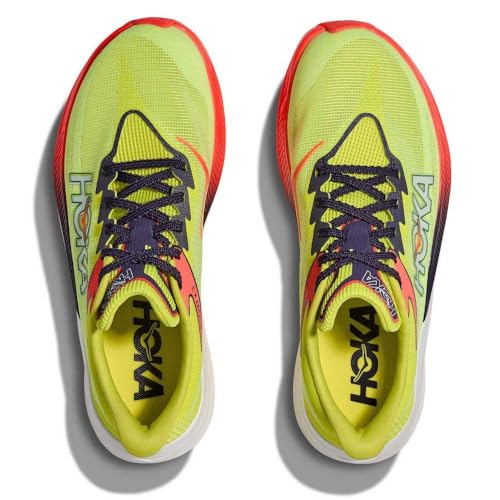 Hoka Unisex Rocket X 3 Neon Yuzu/Squid Ink 10.5 Medium