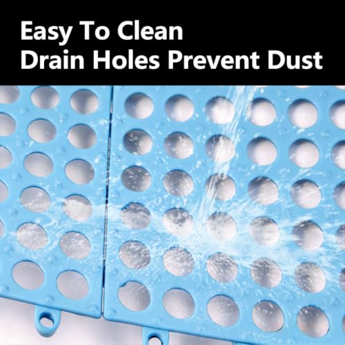 30 Pack Garage Floor Tiles, 12x12 Inch Interlocking Drainage Tiles