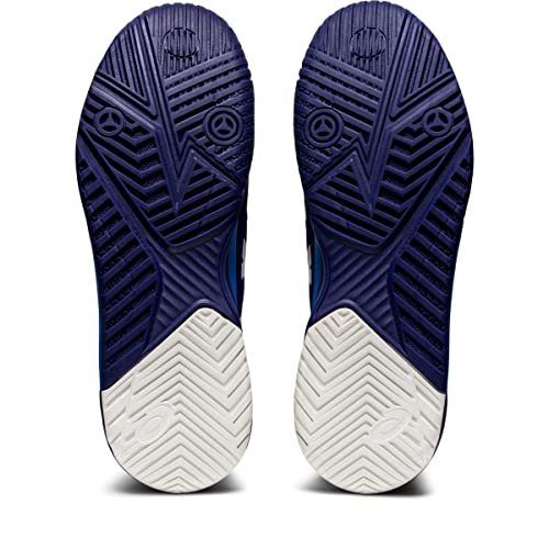 ASICS Men's Gel-Resolution 8 Tennis Shoes, 14, Dive Blue/White