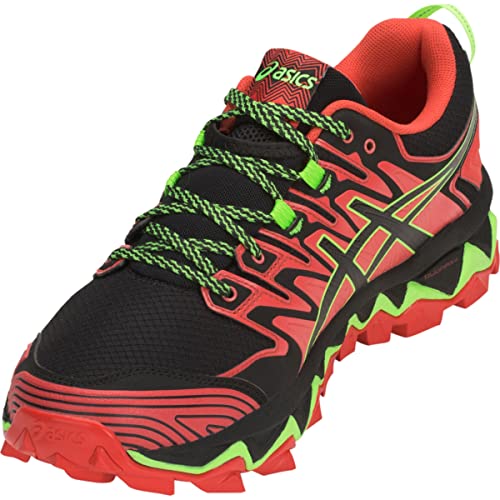 ASICS Men's Gel-Fujitrabuco 7 Running Shoes, 7.5, RED Snapper/Black