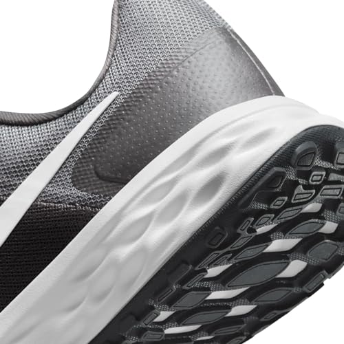 Nike Men's Revolution 5 Flyease Running Shoe, Iron Grey White Smoke Grey Black Lt Smoke Grey, 8.5