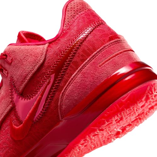 Lebron NXXT Gen AMPD Basketball Shoes (FJ1566-600, University Red/Bright Crimson) Size 8.5