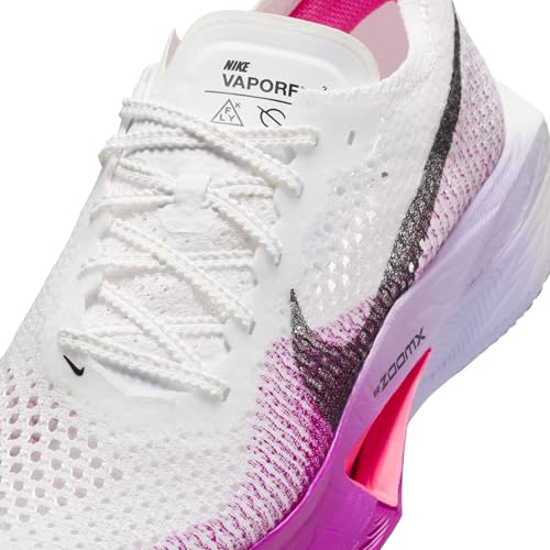 Nike Vaporfly 3 Women's Road Racing Shoes (DV4130-104, White/Vivid Purple/Purple) Size 9
