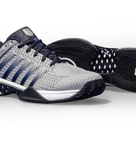 K-Swiss Men's Express Light Pickleball Shoe, Highrise/Navy, 12 M